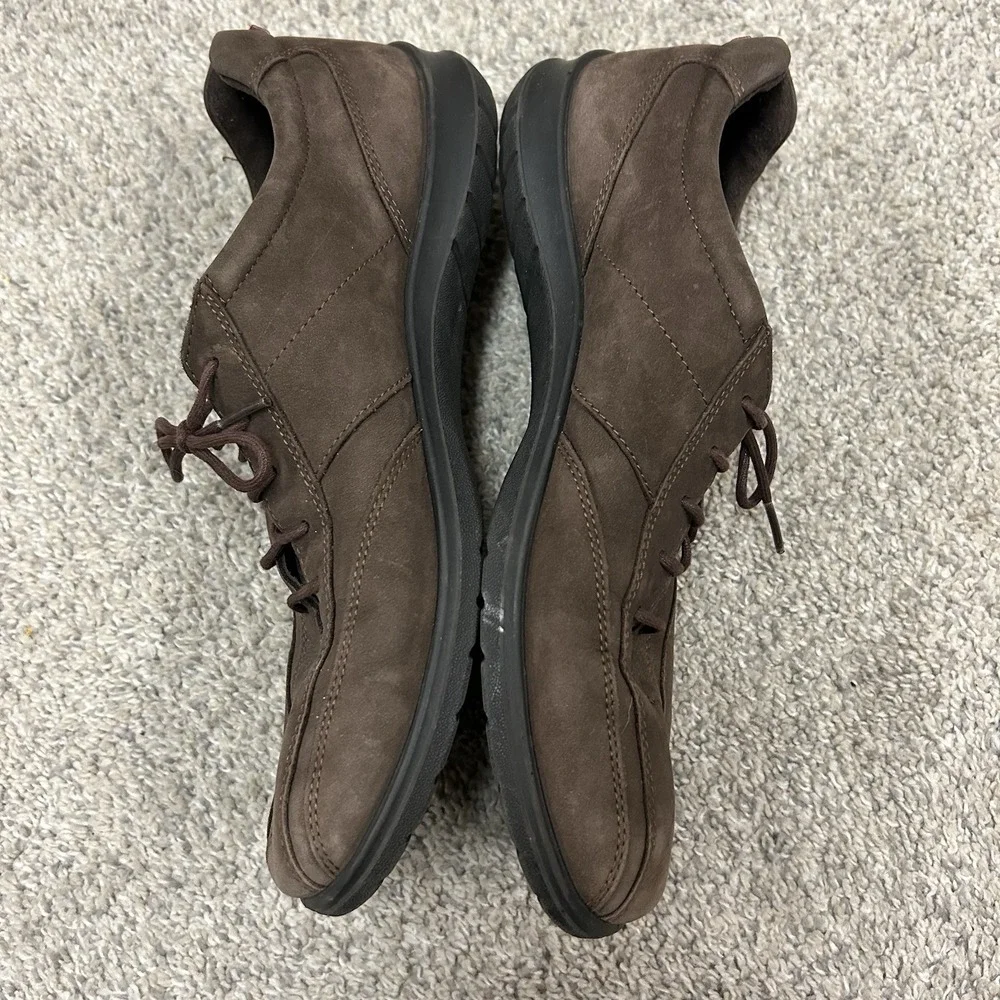 ECCO Women's Shoes‎ Size 39 EUR 10 - 10.5 US Nubuck Brown Leather Comfort